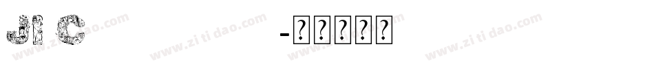JI Chimichanga字体转换